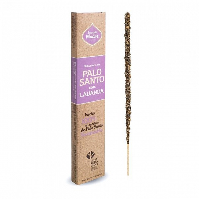 SAHUMERIOS SAGRADA MADRE PALO SANTO CON LAVANDA