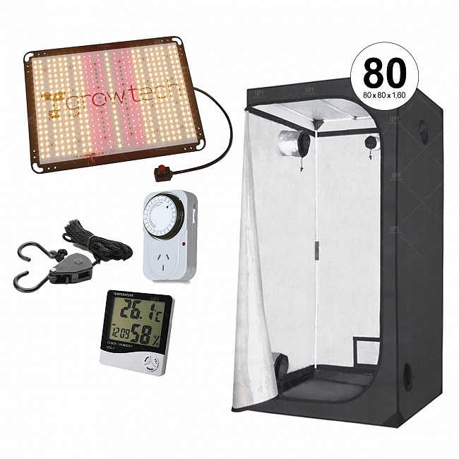 KIT INDOOR CARPA GARDEN 80 LED QUANTUM 150 ACCESORIOS