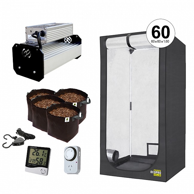 KIT INDOOR CARPA GARDEN 60 LED MX 50 MACETAS ACCESORIOS