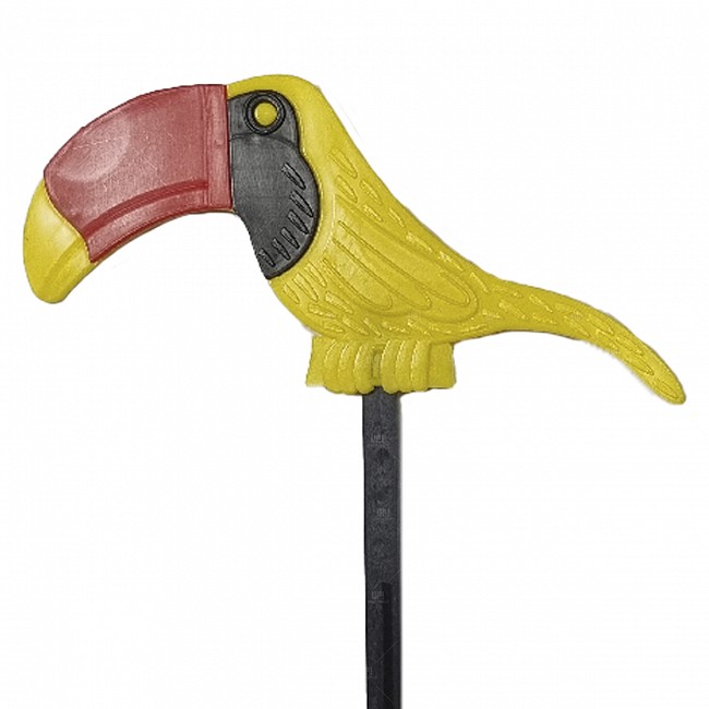 TUTOR DE PLASTICO 50CM FORMA TUCAN LJ