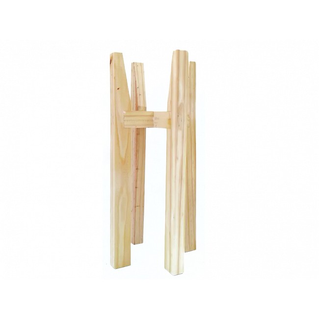 PIE DE MADERA PARA MACETA ESTILO NORDICO NRO 22