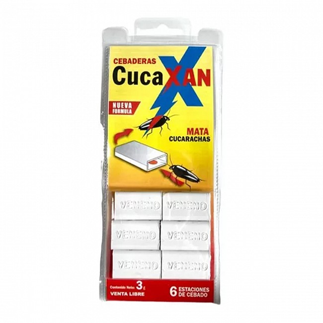 CUCAXAN CEBADERAS CEBO EN GEL CUCARACHICIDA 3G