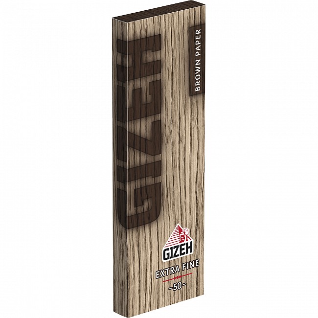 CAJA DE SEDAS GIZEH SUPER FINO MARRON 1 1/4