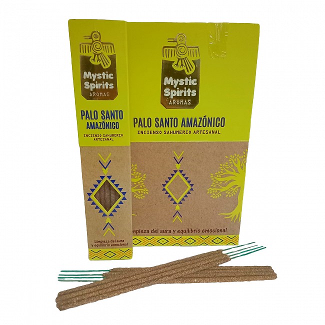 CAJA DE SAHUMERIOS MYSTIC SPIRIT PALO SANTO AMAZÓNICO 15GR