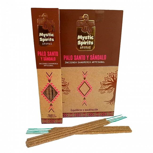 CAJA DE SAHUMERIOS MYSTIC SPIRIT PALO SANTO SÁNDALO 15GR