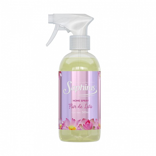 SAPHIRUS HOME SPRAY AROMATIZANTE FLOR DE LOTO 500ML