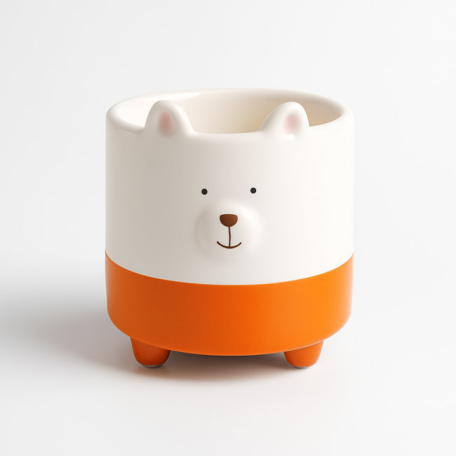 MACETA DE CERAMICA CHICA MODELO OSO COD2306808