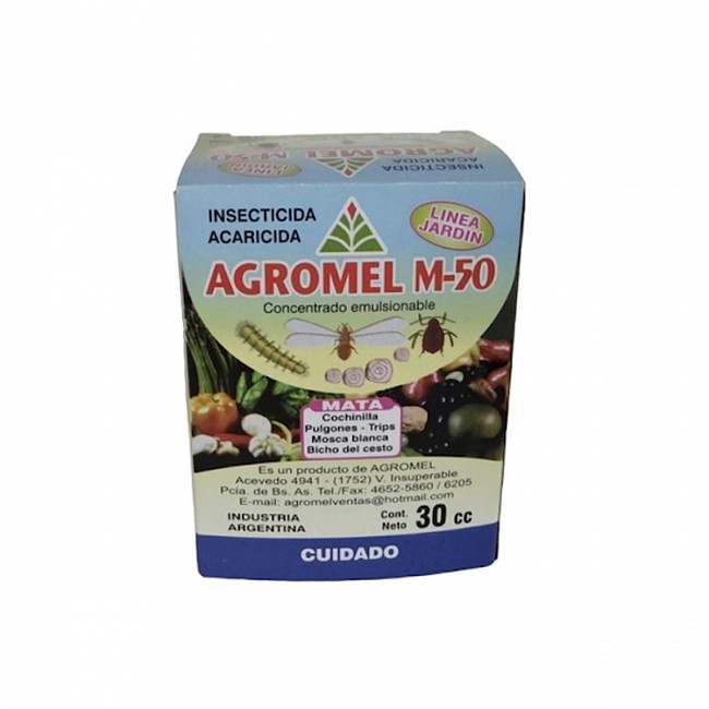 INSECTICIDA ACARICIDA AGROMEL M-50 30CC