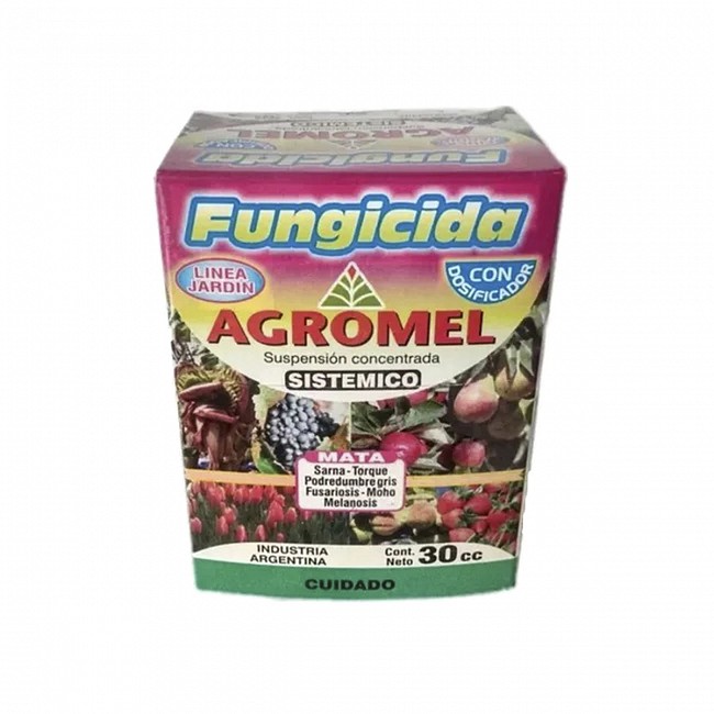 FUNGICIDA SISTEMICO AGROMEL 30CC (FUSARIOSIS, MOHO MELANOSIS, SARNA)