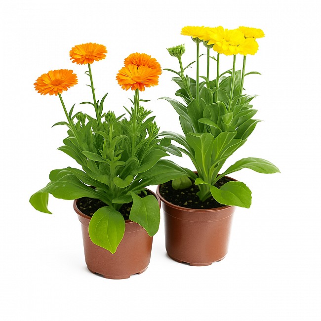 CALENDULA PLANTA CON MACETA JARDIN