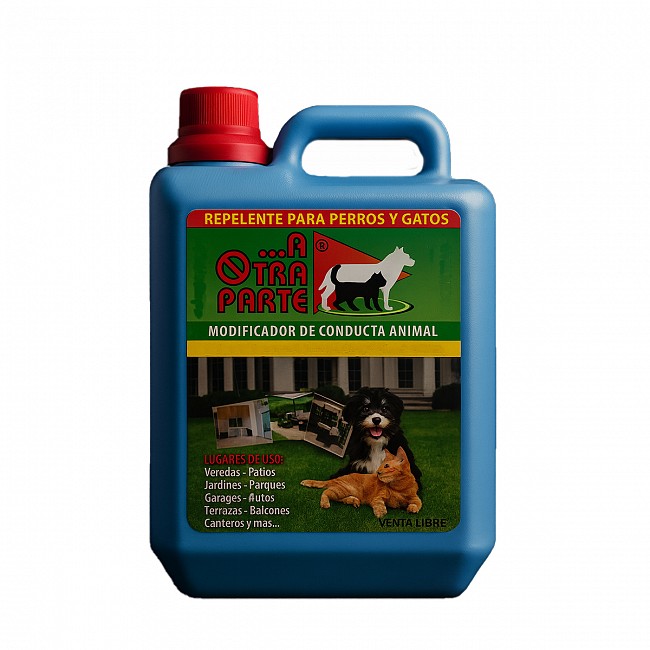 REPELENTE PARA PERROS Y GATOS A OTRA PARTE 1LTS CONCENTRADO