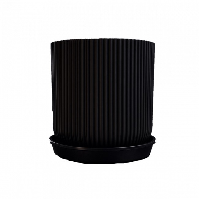 MACETA DE PLÁSTICO MILAN PREMIUM MOD. 25 CON PLATO NRO 22