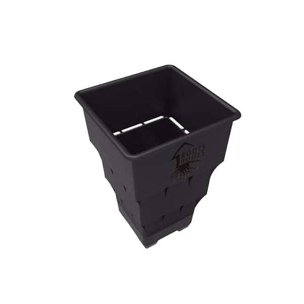 MACETA ROOTS HOUSE 10 LITROS C/PLATO CUADRADO 22CM