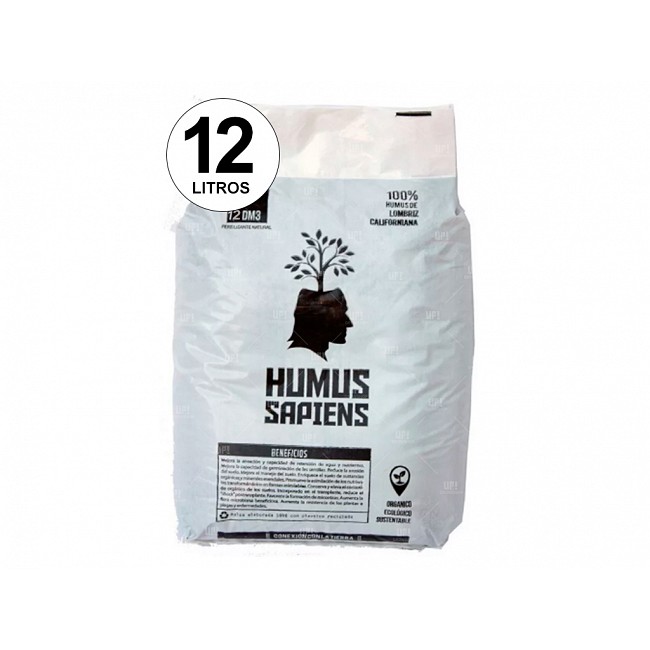 HUMUS LOMBRIZ CALIFORNIANA HUMUS SAPIENS 12DM3