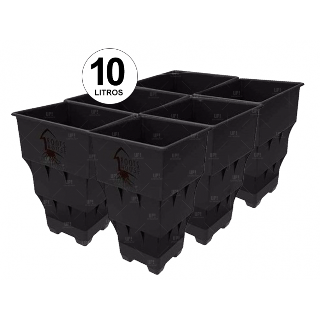 MACETA ROOTS HOUSE AUTOPODA INTELIGENTE 10 LITROS 6U