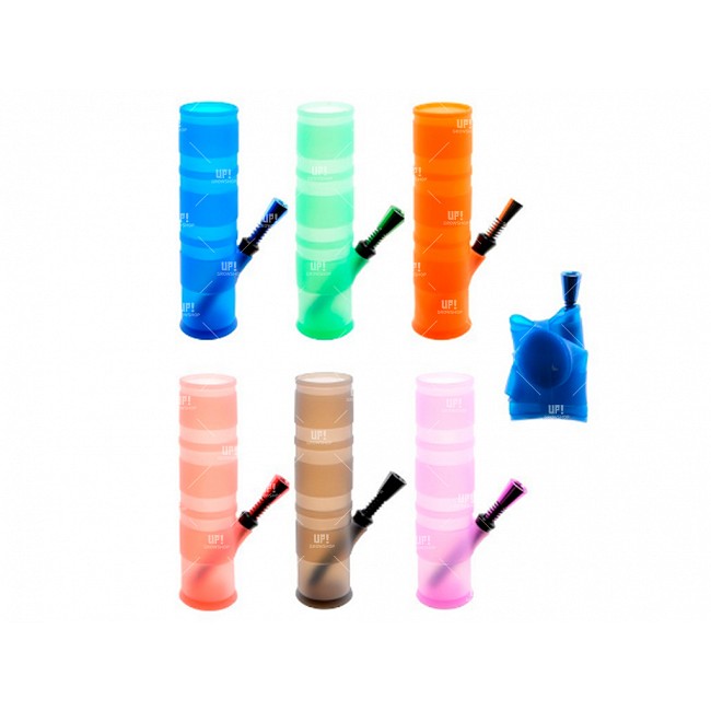BONG SILICONA VIAJERO PORTABLE DESARMABLE