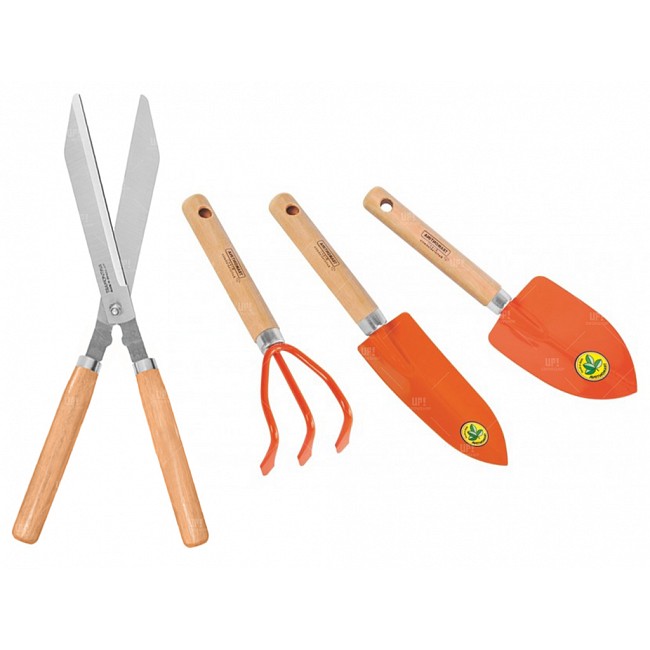 KIT DE HERRAMIENTAS TRAMONTINA 3 PIEZAS CON TIJERA DE CERCA
