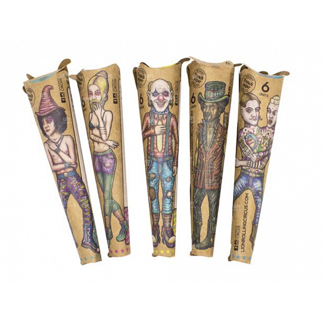 SEDAS LION ROLLING CIRCUS CONES 6 PAPEL PARA ARMAR