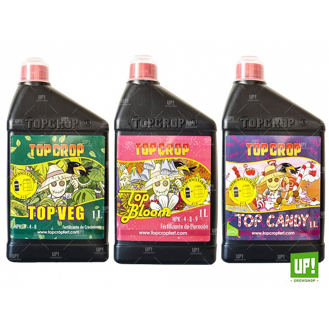 COMBO TOP CROP VEG BLOOM CANDY 1LT - DEEPER - BIG ONE - BARRIER 250ML