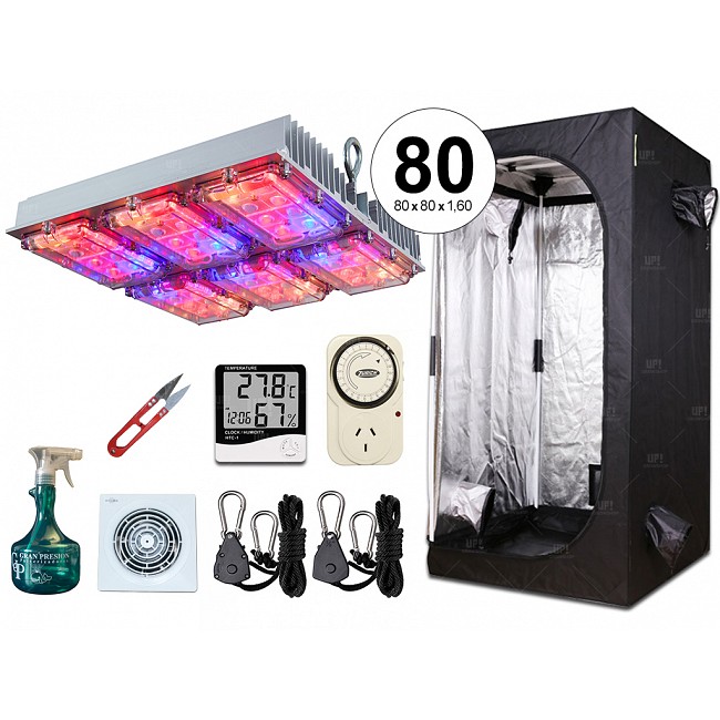 COMBO COMPLETO GROWTECH 130W CREE LED CARPA ACCESORIOS