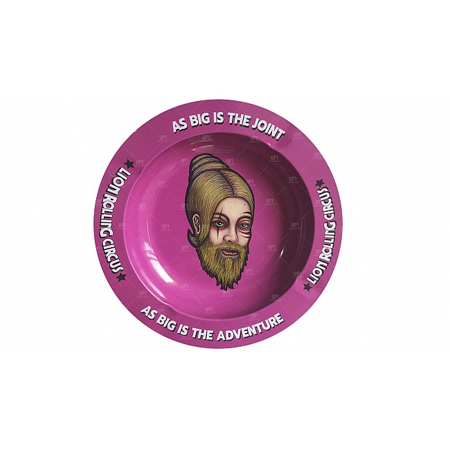 CENICERO BANDEJA LION ROLLING CIRCUS CIRCULAR ROSA