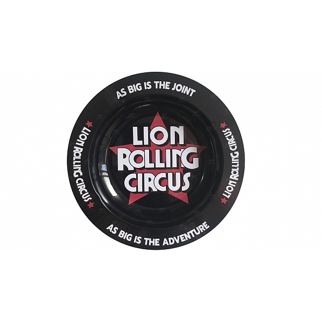 CENICERO BANDEJA LION ROLLING CIRCUS CIRCULAR NEGRO