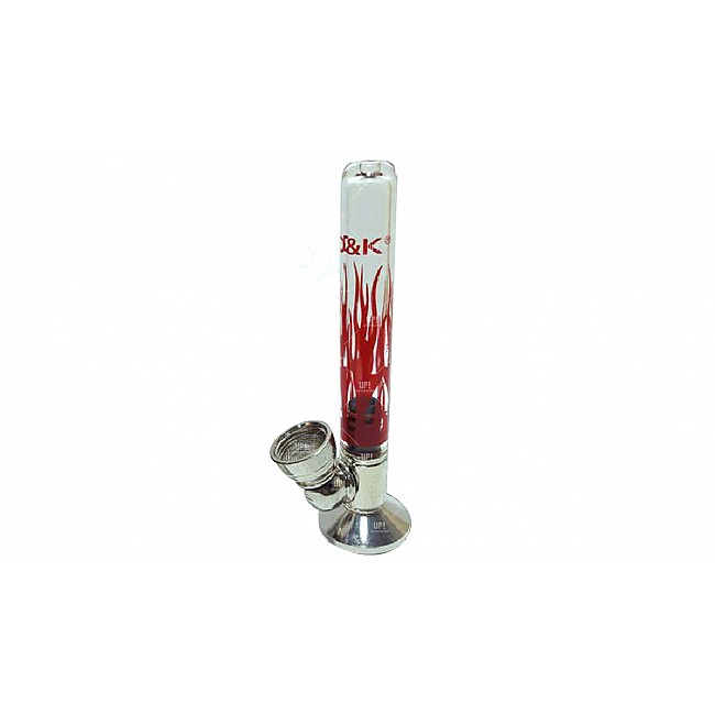 PIPA D&K DE VIDRIO 12 CM TIPO MINI BONG CON FILTRO #8585