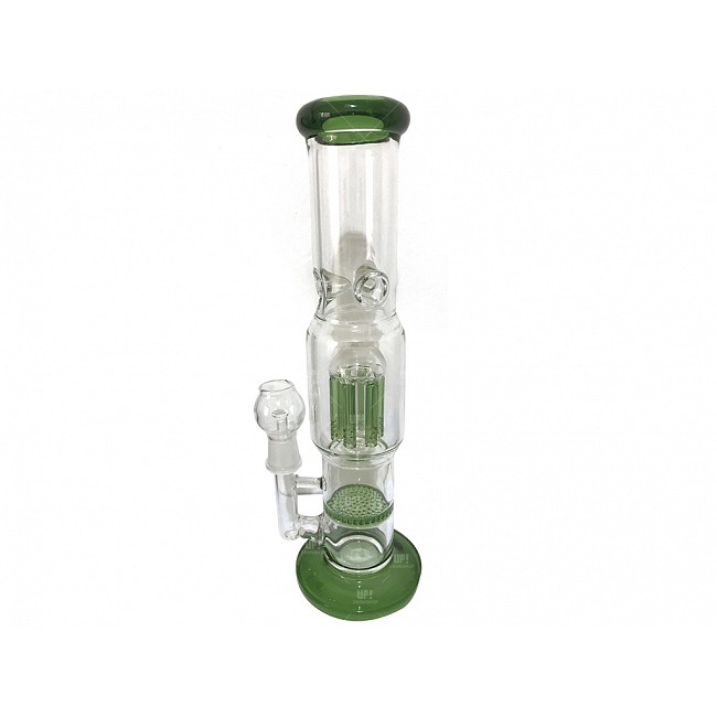 BONG PIREX PRECOLADOR ATRAPAHIELO WAX VERDE 32 CM