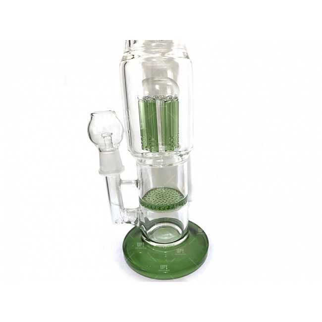 BONG PIREX PRECOLADOR ATRAPAHIELO WAX VERDE 32 CM